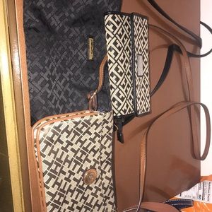 2 cross body and 1 wallet
